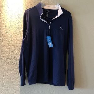 Rhoback Mens zip up shirt